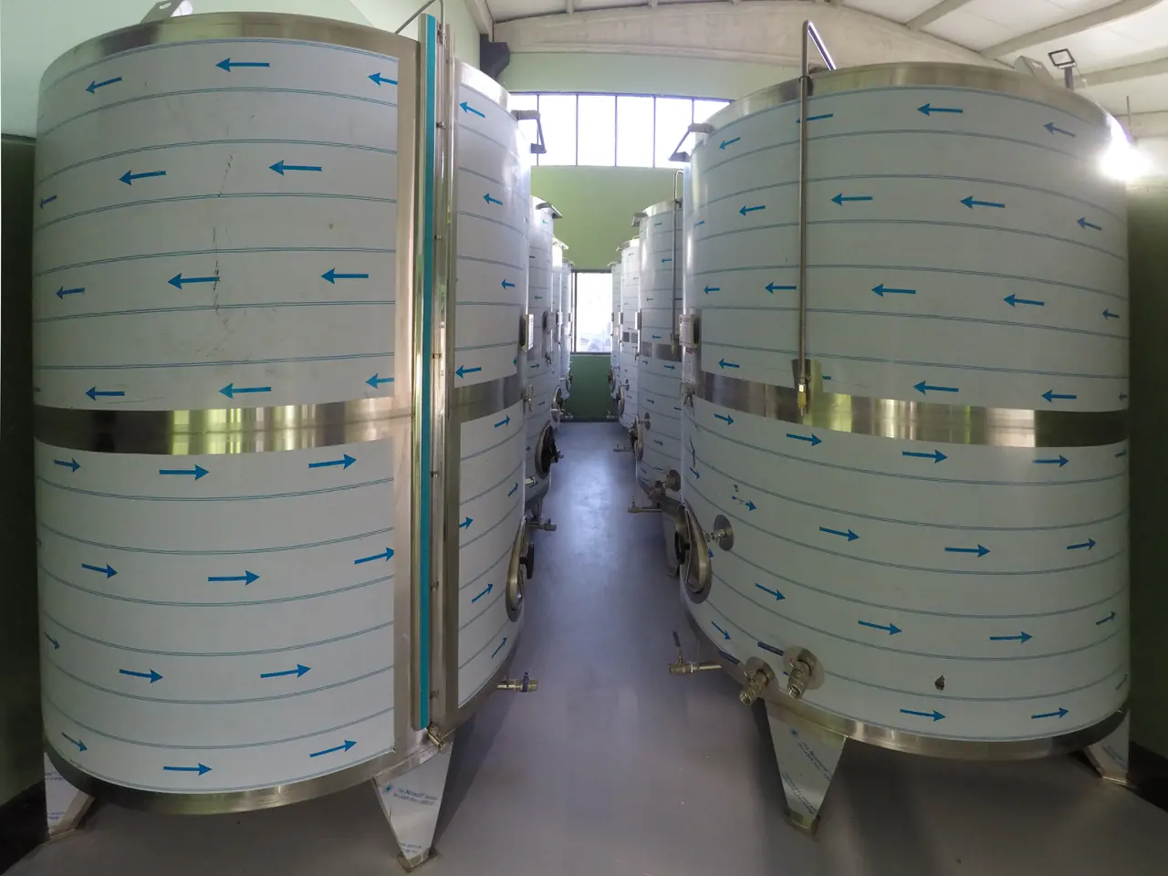 Stainless steel storage tanks