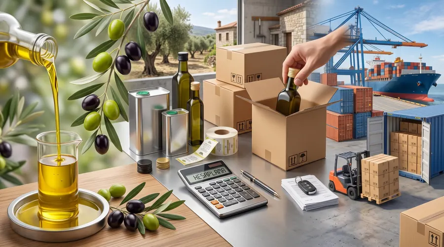 Olive oil, packaging and logistics: the three parts of the price