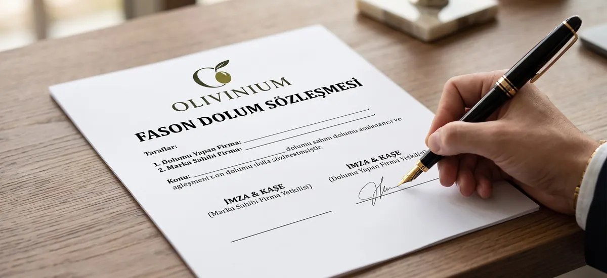 Signing a contract filling agreement